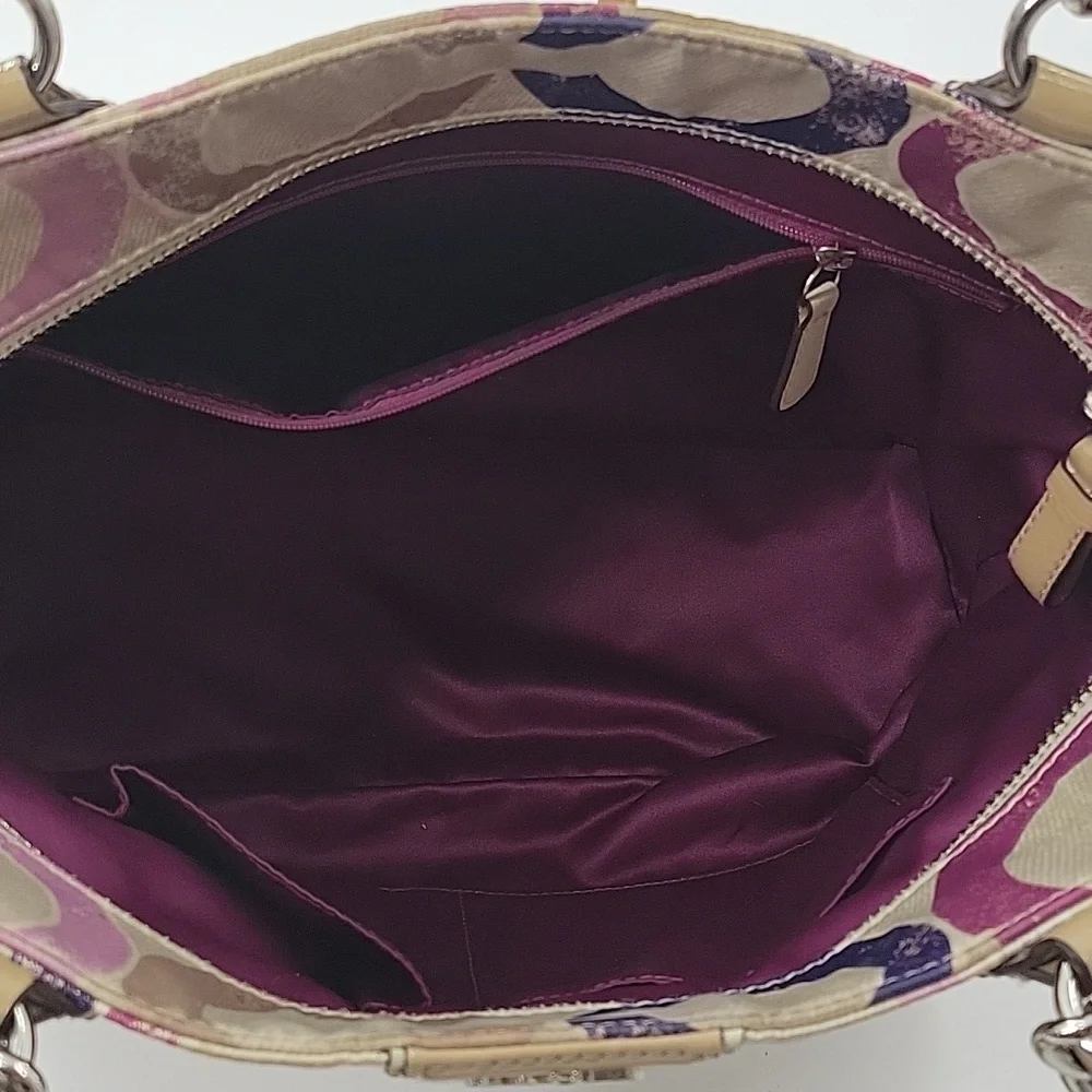 Coach Multicolor Signature Tote and Wallet Set - Picture 7 of 16